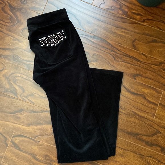 EUC Black velour track suit - Picture 4 of 5